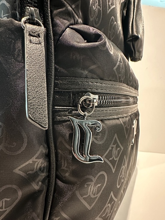 NWT Juicy Couture Extra-Large Black Travel Laptop Backpack with Travel Loop. main image 9
